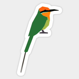 Graphic Nature - Böhms Bee-eater Sticker